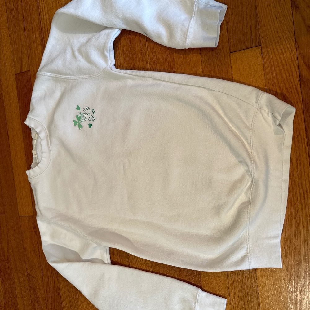 Roller Rabbit Luck Of The Monkey Sweatshirt white (s)